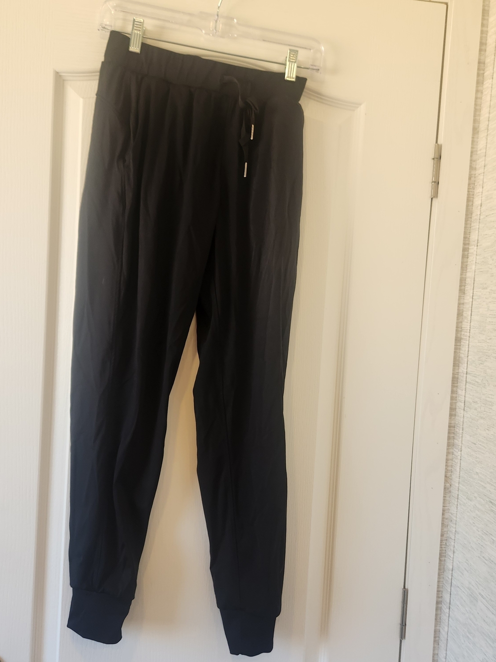 Libin Everyday Black Women's Jogger Pants with Drawstring Waist S Euc